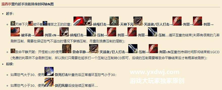 武器战输出手法-武器战常用技能 第1张 武器战输出手法-武器战常用技能 第1张