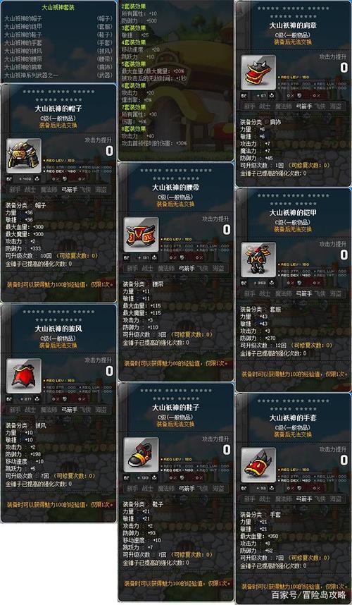 冒险岛弓箭手装备-冒险岛弓箭手装备哪里爆